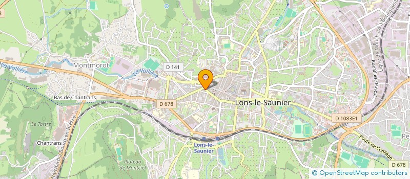 localisation de l'entreprise GUERIN IMMOBILIER  LONS-LE-SAUNIER