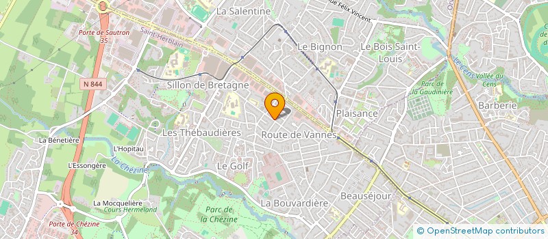 localisation de l'entreprise GUERIN INVEST à SAINT-HERBLAIN