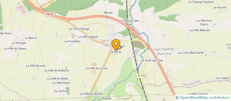 localisation de l'entreprise GUERIN M ET GAUDIN FRANCIS STE à SAINT JOUAN DE L'ISLE