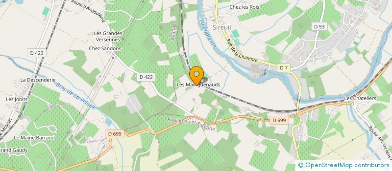 localisation de l'entreprise GUERIN MARCEL ET FILS à SIREUIL
