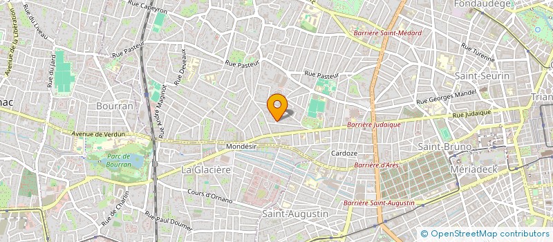 localisation de l'entreprise GUERIN MEDOC  BORDEAUX