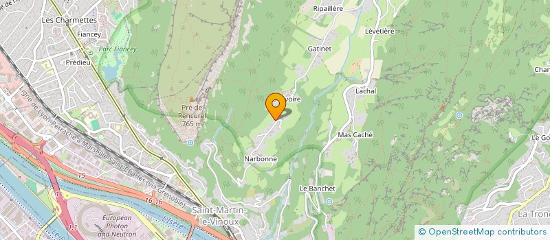 localisation de l'entreprise GUERIN ONE  SAINT-MARTIN-LE-VINOUX