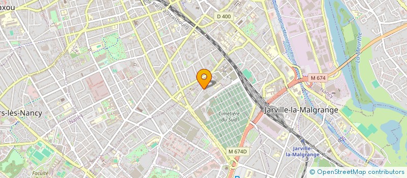 localisation de l'entreprise GUERIN - PAOLINI INDIVISION  VANDUVRE-LES-NANCY