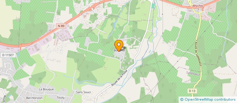localisation de l'entreprise GUERIN PAYSAGES à MONTUSSAN