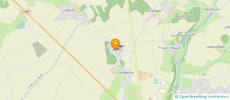 localisation de l'entreprise GUERIN SARL à MELLE