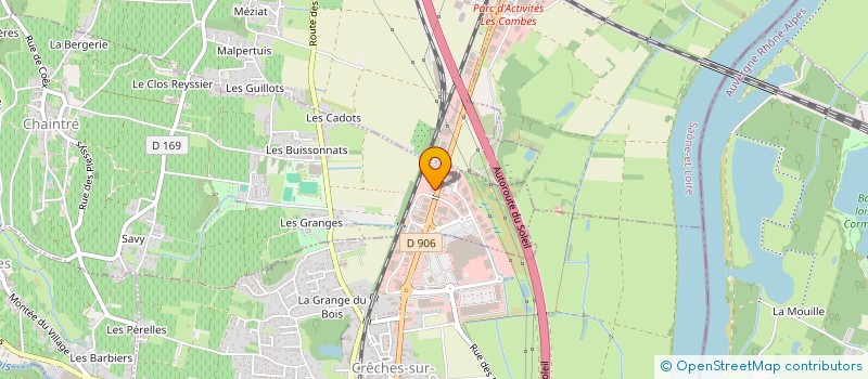 localisation de l'entreprise GUERIN SAS à LA CHAPELLE-DE-GUINCHAY
