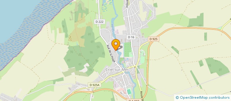 localisation de l'entreprise GUERINEAU  CRIEL-SUR-MER