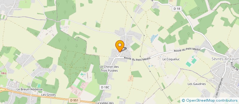 localisation de l'entreprise GUERINEAU - SEDIRI M86  SEVRES-ANXAUMONT