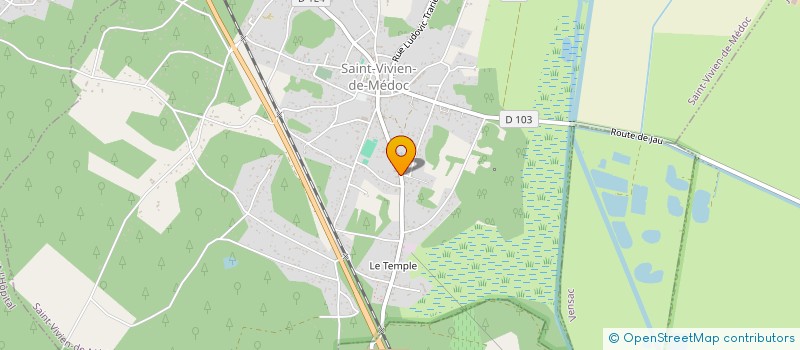 localisation de l'entreprise GUERINET  SAINT-VIVIEN-DE-MEDOC