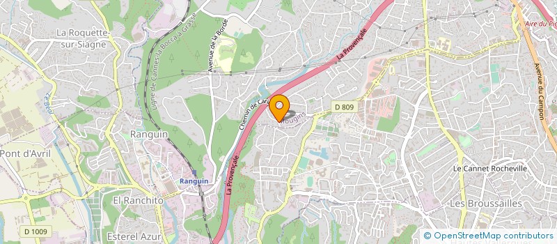 localisation de l'entreprise GUERINET FRERES ESPACES VERTS à MOUGINS
