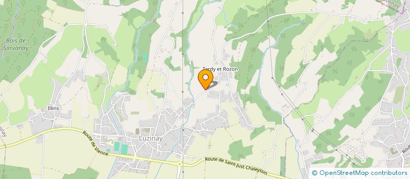localisation de l'entreprise GUERINOS  LUZINAY