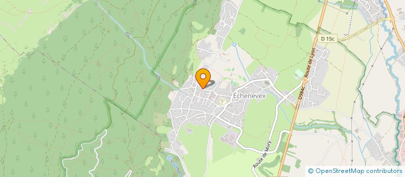 localisation de l'entreprise GUERIOT  ECHENEVEX