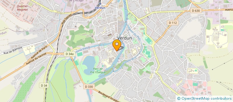 localisation de l'entreprise GUERIOUNE GEOFFREY & LACROIX MARGOT à VERDUN