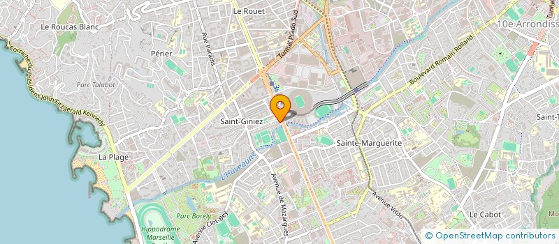 localisation de l'entreprise GUERIR EN MER à MARSEILLE
