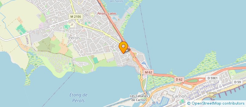 localisation de l'entreprise GUERIR EN MER LA GRANDE MOTTE  PEROLS