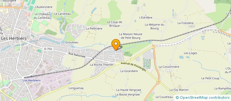 localisation de l'entreprise GUERLAIS à LES HERBIERS