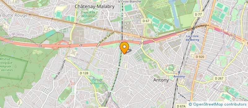 localisation de l'entreprise GUERLAIS-CORVINGTON à ANTONY