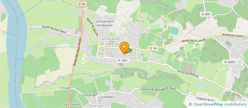 localisation de l'entreprise GUERLANDE  CAMBLANES-ET-MEYNAC