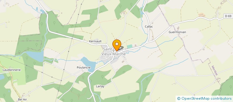 localisation de l'entreprise GUERLEDAN ESCALADE  GUERLEDAN