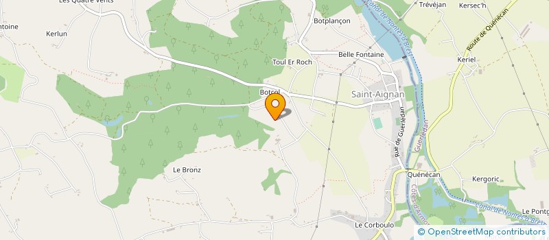 localisation de l'entreprise GUERLEGUIMMO  CLEGUEREC