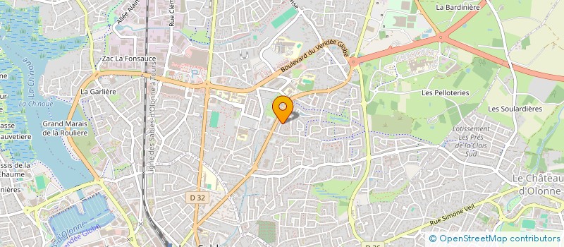 localisation de l'entreprise GUERMANN-CATTIAU à LES SABLES-D'OLONNE