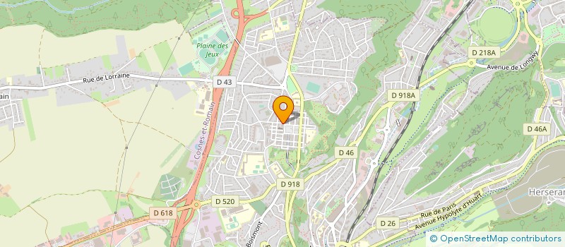 localisation de l'entreprise GUERNACCINI à LONGWY