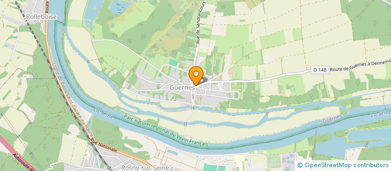 localisation de l'entreprise GUERNES MARKET  GUERNES