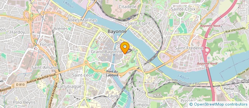 localisation de l'entreprise GUERNIKA à BAYONNE