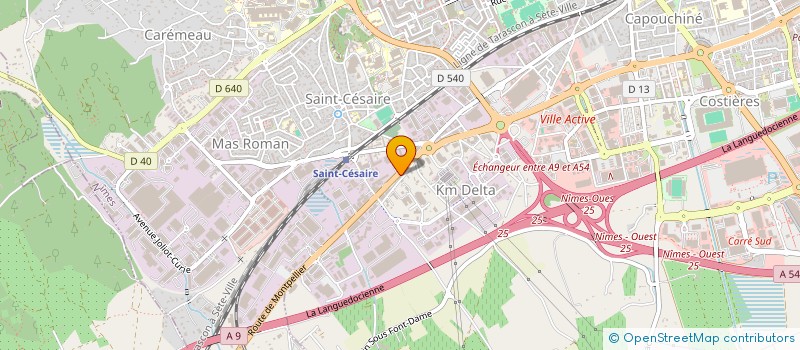 localisation de l'entreprise GUEROLA PIECES AUTO  NIMES