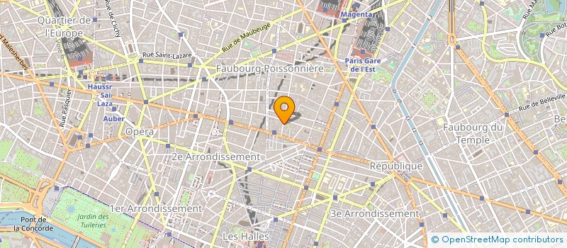 localisation de l'entreprise GUEROS COSTAS à PARIS