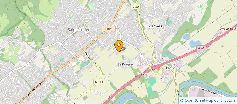 localisation de l'entreprise GUEROUX FAMILY à SAINT-ISMIER