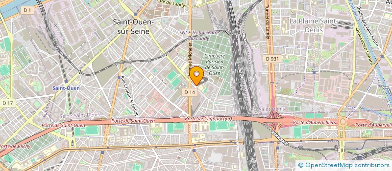 localisation de l'entreprise GUERPILLON ERIC SARL à SAINT-OUEN-SUR-SEINE