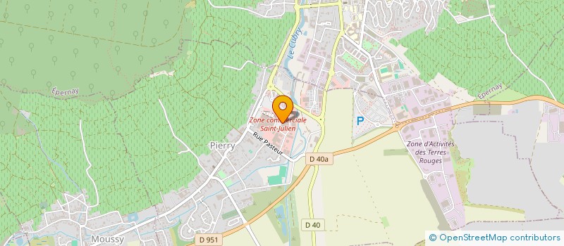 localisation de l'entreprise GUERRA TARCY CHAMPAGNE ARDENNES  PIERRY