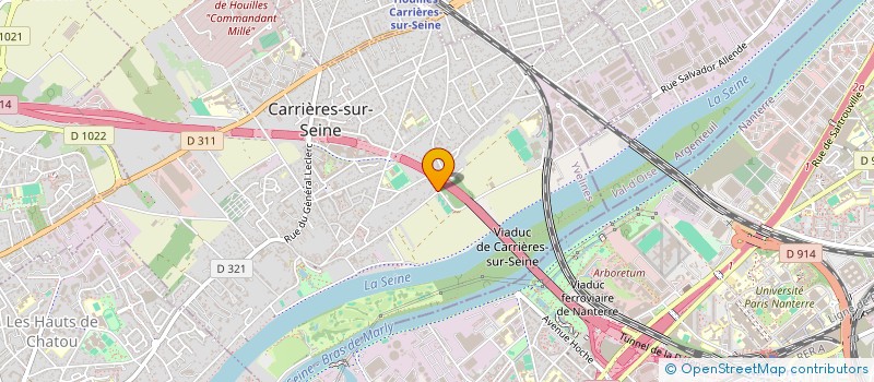 localisation de l'entreprise GUERRA TARCY SOMAG  CARRIERES-SUR-SEINE