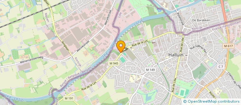 localisation de l'entreprise GUERRAICHI  HALLUIN