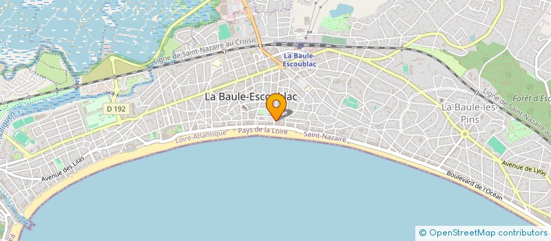 localisation de l'entreprise GUERRAULT à LA BAULE-ESCOUBLAC