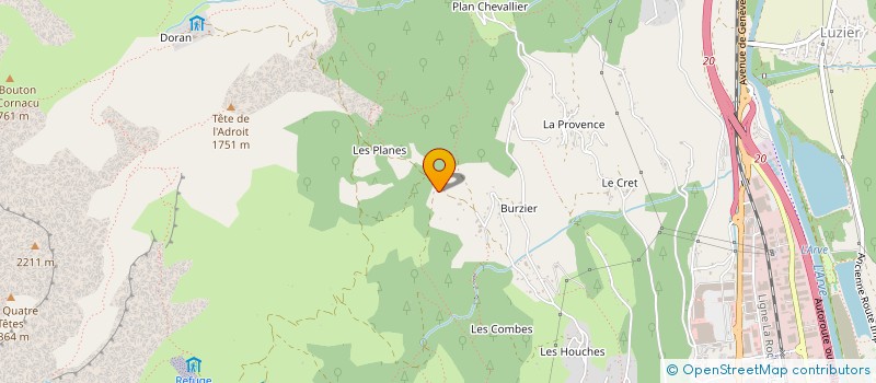 localisation de l'entreprise GUERRE BERTHELOT PIERRE à SALLANCHES