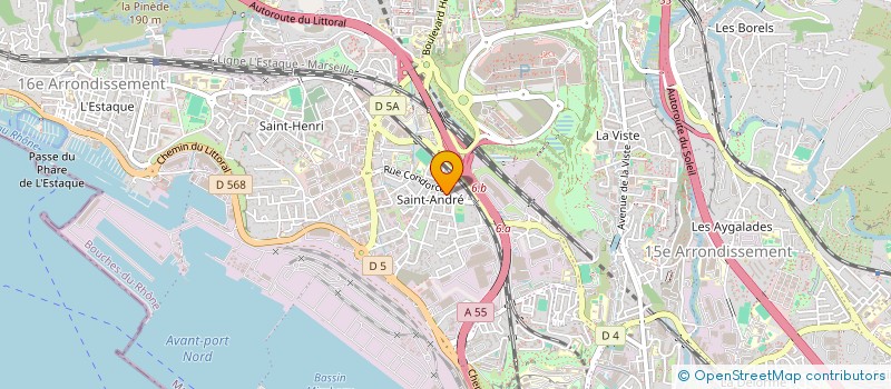 localisation de l'entreprise GUERRERO à MARSEILLE