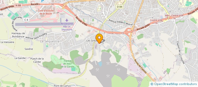 localisation de l'entreprise GUERRERO AUTOS 81 à ALBI