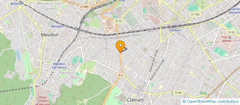 localisation de l'entreprise GUERRIER ROBERT LEON VIN GRO76 à CLAMART