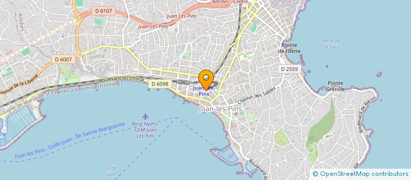 localisation de l'entreprise GUERRINI ZERBIB à ANTIBES