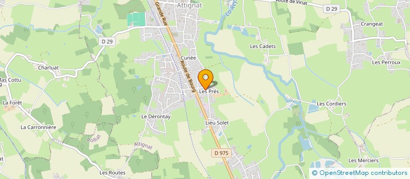 localisation de l'entreprise GUERRY IMMO  ATTIGNAT