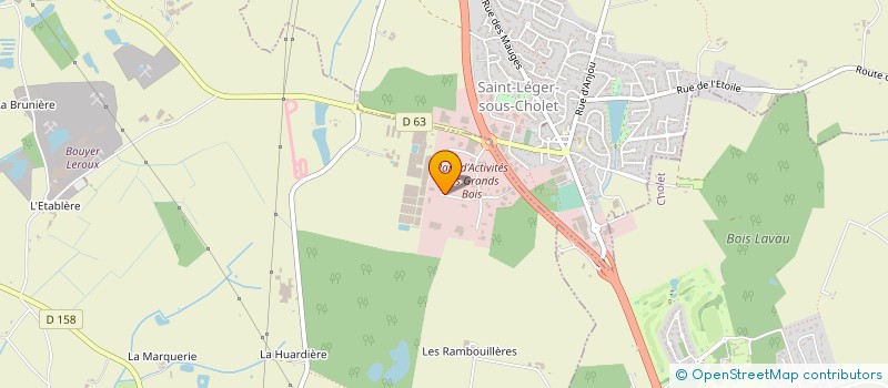 localisation de l'entreprise GUERRY J.L. à LA SEGUINIERE