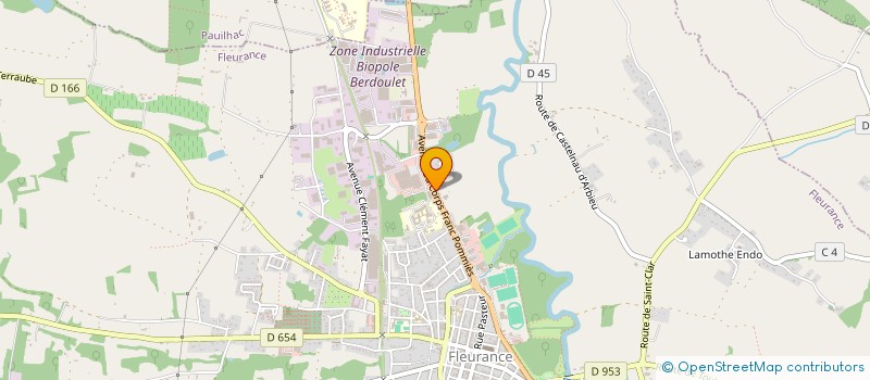 localisation de l'entreprise GUERSANDE  FLEURANCE