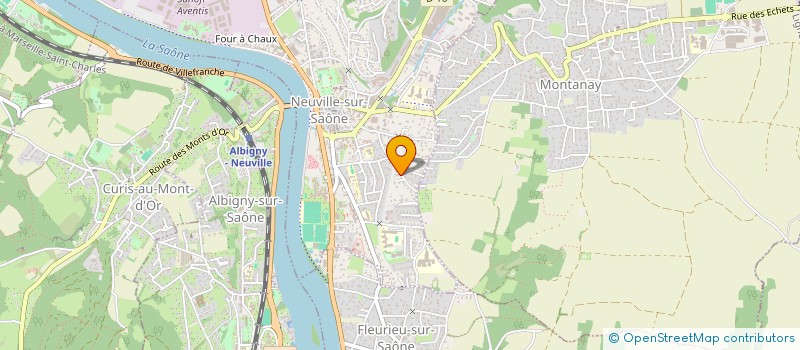 localisation de l'entreprise GUERSANT INVEST  NEUVILLE-SUR-SAONE