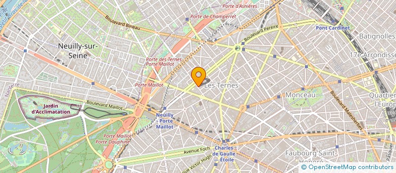 localisation de l'entreprise GUERSANT SPORTS à PARIS