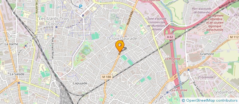 localisation de l'entreprise GUERTILI à TOULOUSE