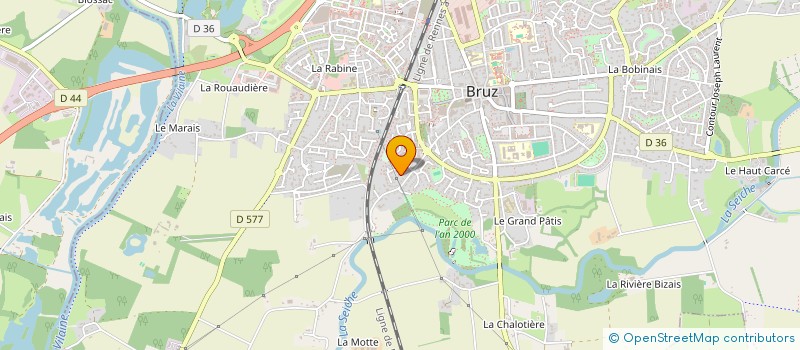 localisation de l'entreprise GUERTONLOCATION à BRUZ