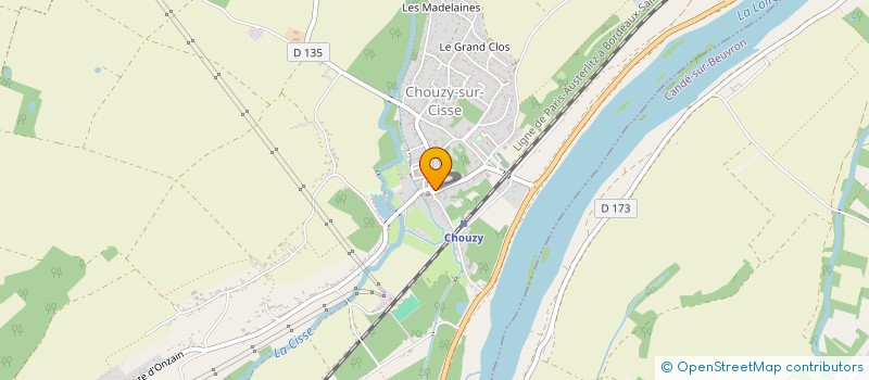 localisation de l'entreprise GUERY  VALLOIRE-SUR-CISSE