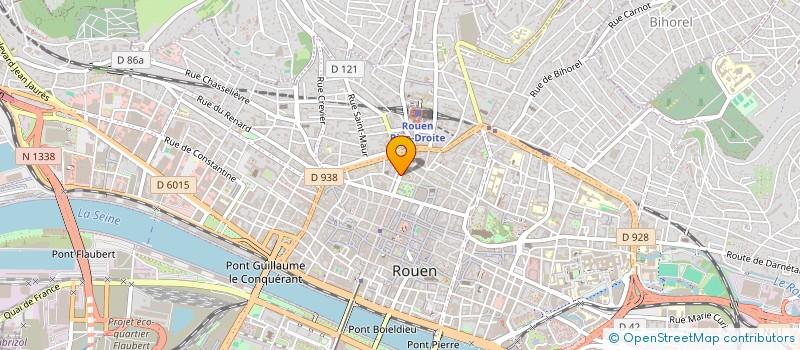 localisation de l'entreprise GUERY ALEXANDRE à ROUEN